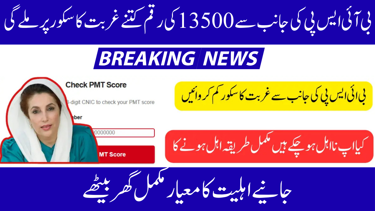 BISP Poverty Score 2025